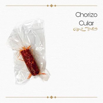 Chorizo cular blanco extra barra trozo 250 gr
