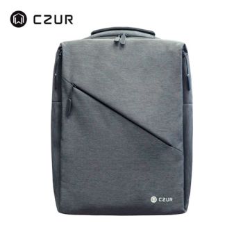 Mochila CZUR Unisex, frente dimensiones. 