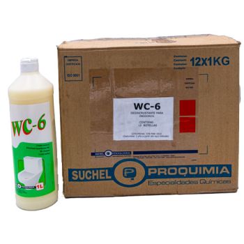 Desincrustante para Inodoros WC-6 12L x Caja. 1